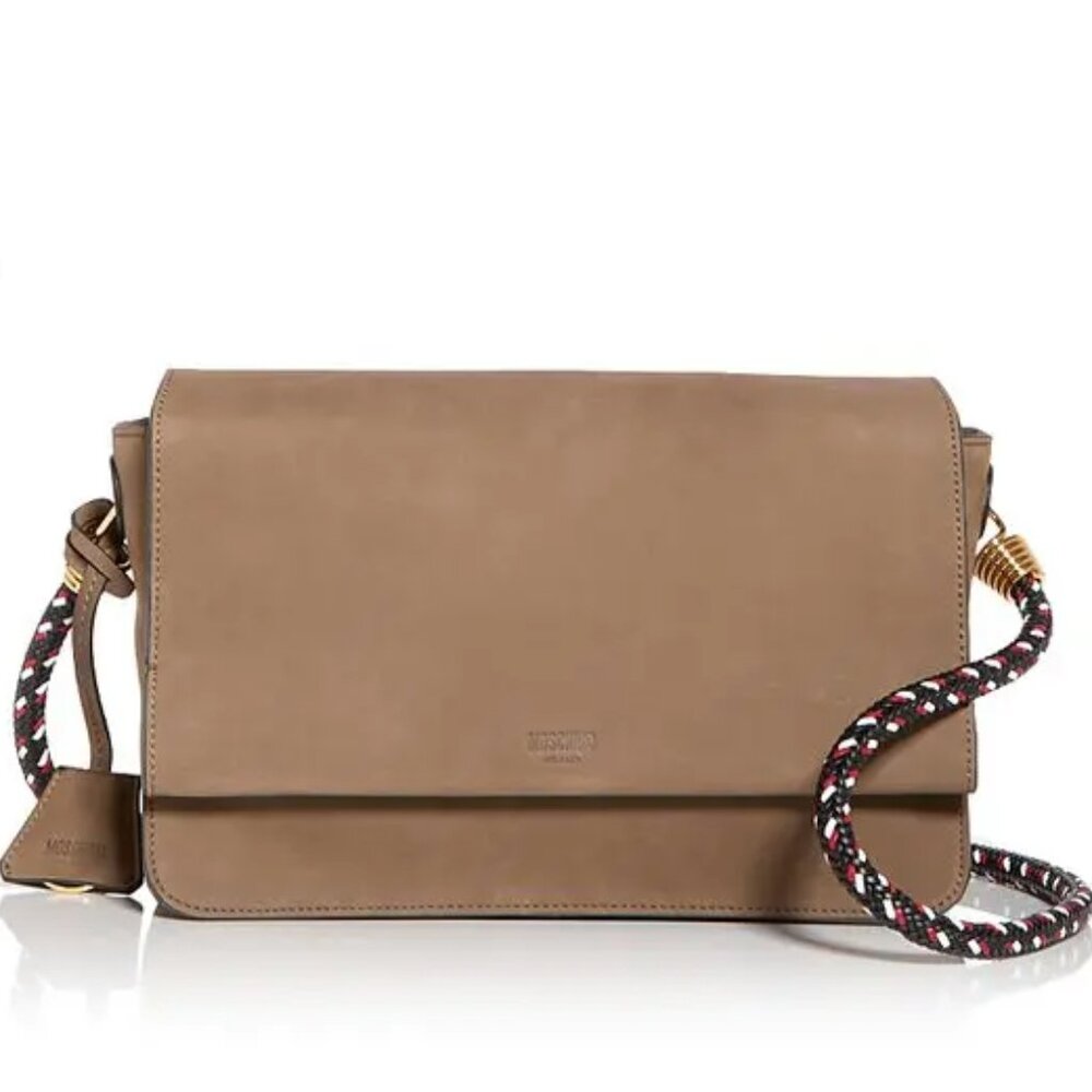 Moschino Suede Shoulder Bag